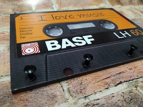 Porta chaves retrô Fita K7