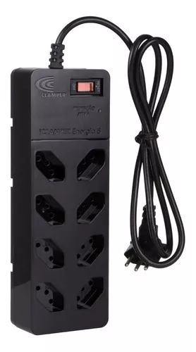 iClamper 8 Tomadas com DPS e Tecnologia LCF (FG)