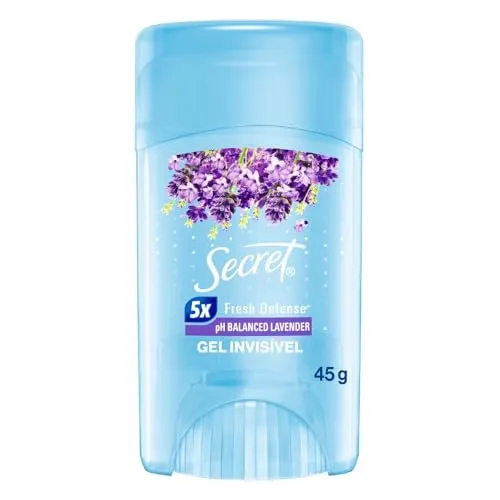 Desodorante em Gel Antitranspirante Secret Aroma de Lavanda com pH Balanceado 45g