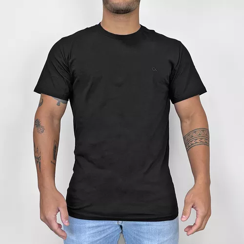 Camiseta Básica Slim Fit Essencial Gola Redonda Ogochi