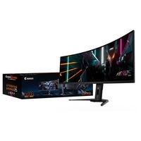 Monitor Gamer AORUS 49 DualQHD, 144Hz, 0.03ms, QD-OLED, HDMI e DisplayPort, 99% DCI-P3, HDR, FreeSync, Altura Ajustável - AORUS CO49DQ SA