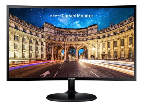 Monitor Curvo Samsung 27 Fhd, Hdmi, Vga, Freesync, Cf390