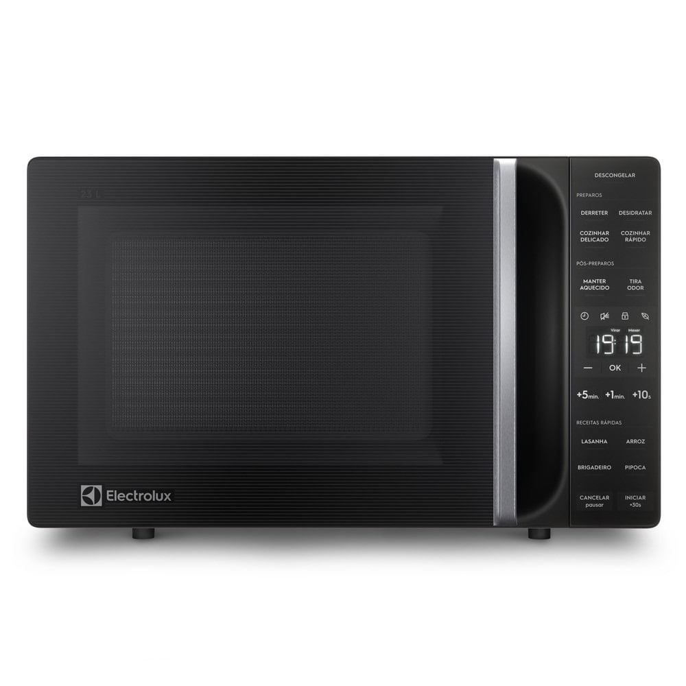 Micro-ondas Electrolux 23L Preto Efficient com Descongelamento Assistido (ME23P) 127V e 227V