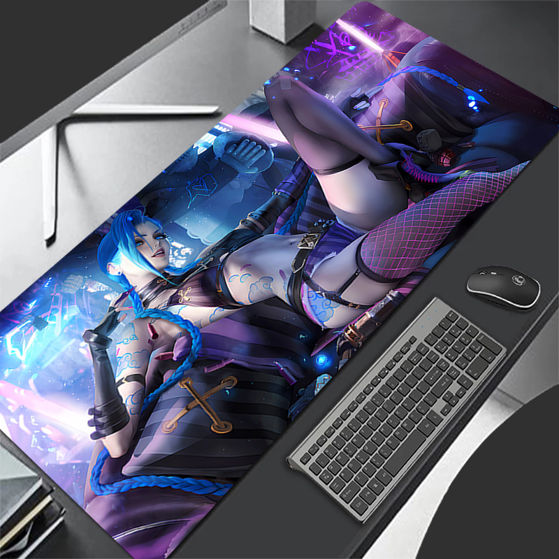 [Moedas R$ 50,08] Mouse Pad Jinx League Of Legends 1000X500X2MM