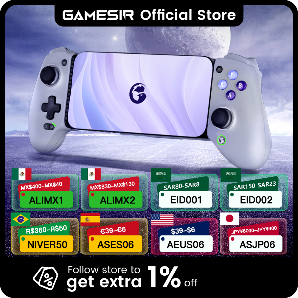 [ APP | Do Brasil | MOEDAS 196 ] Gamesir Gamepad G8 Galileo com Hall effect ANDROID/IPHONE, jogos na nuvem