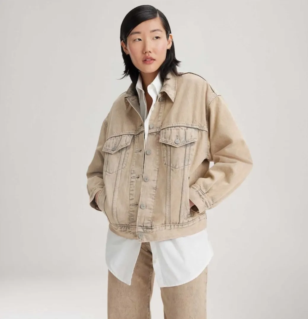 Jaqueta Jeans Levi's® 90s Trucker Lavagem Clara