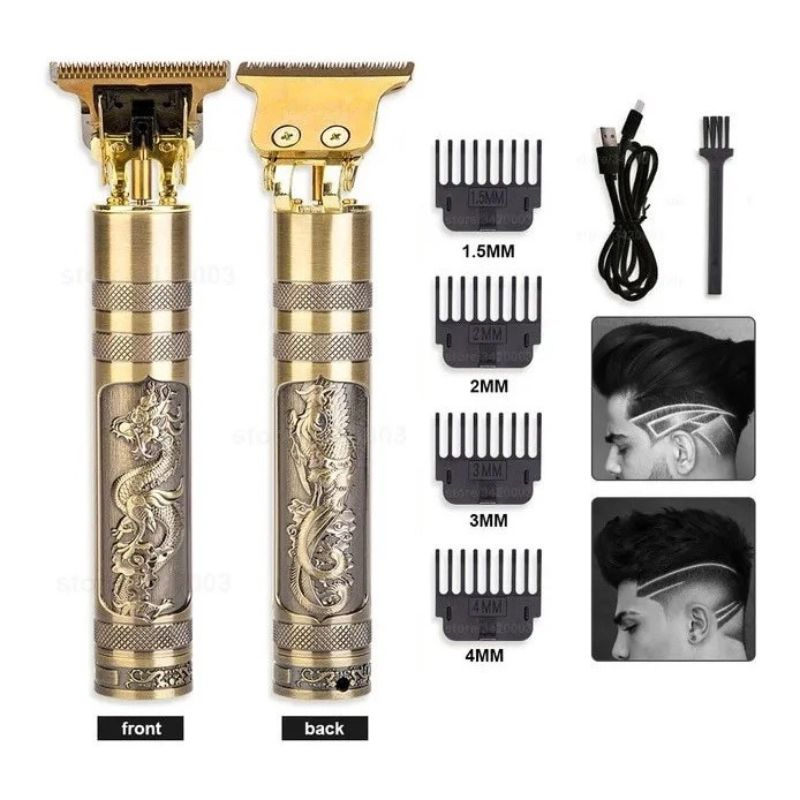 【Do Brasil】Barbeador e Maquina de Cortar Cabelo Professional T9 Dragon