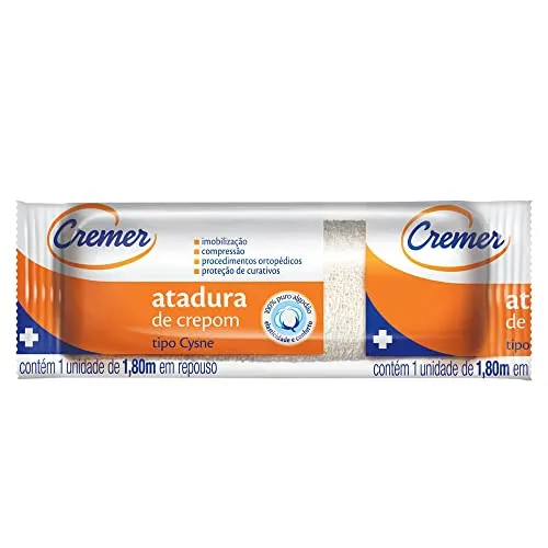 Atadura Crepon Cysne 08Cmx1,8M Rep4,5 Est