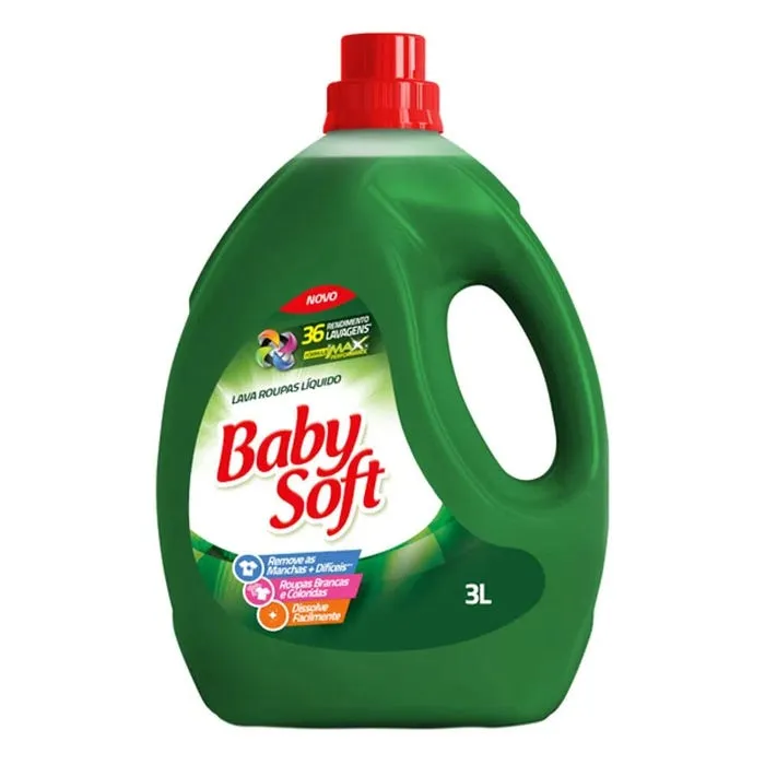 Sabão Líquido Performance Baby Soft Max Verde 3 Litros