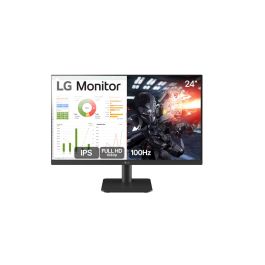 Monitor Gamer LG 24" FULL HD 100Hz IPS 5ms HDMI - 24MS500-B