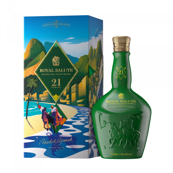 Whisky Royal Salute 21 anos The Rio De Janeiro Polo Edition 700ml