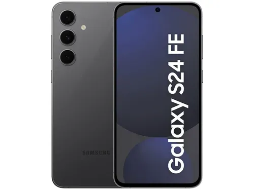 Smartphone Samsung Galaxy S24 FE 128GB Grafite 5G 8GB RAM 6,7" Câm. Tripla + Selfie 10MP