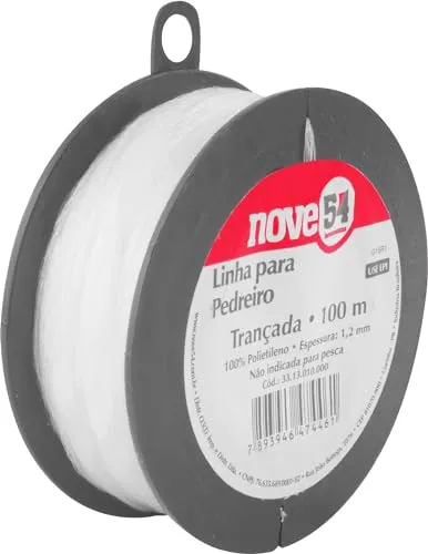 Nove54, Linha Para Pedreiro, Trançada, Com 100 M.