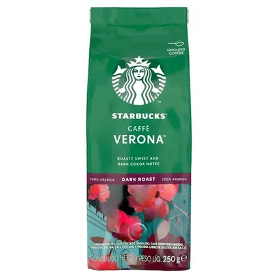 [Leve 2 Pague R$ 14,25 cada] Café Starbucks Caffè Verona Torrado e Moído Torra Escura 250g