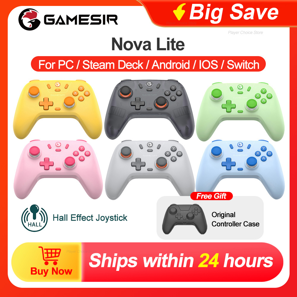 ( R$66 Moedas + CC Visa ) Controle Gamesir Nova Lite
