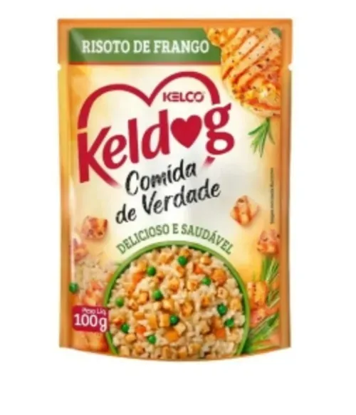 Ração Úmida Keldog Risoto de Frango em Sache 100 g