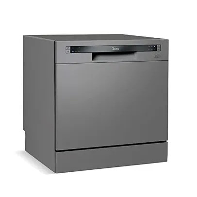 (Regional) Lava Louças 8 Serviços Prata 127V Midea