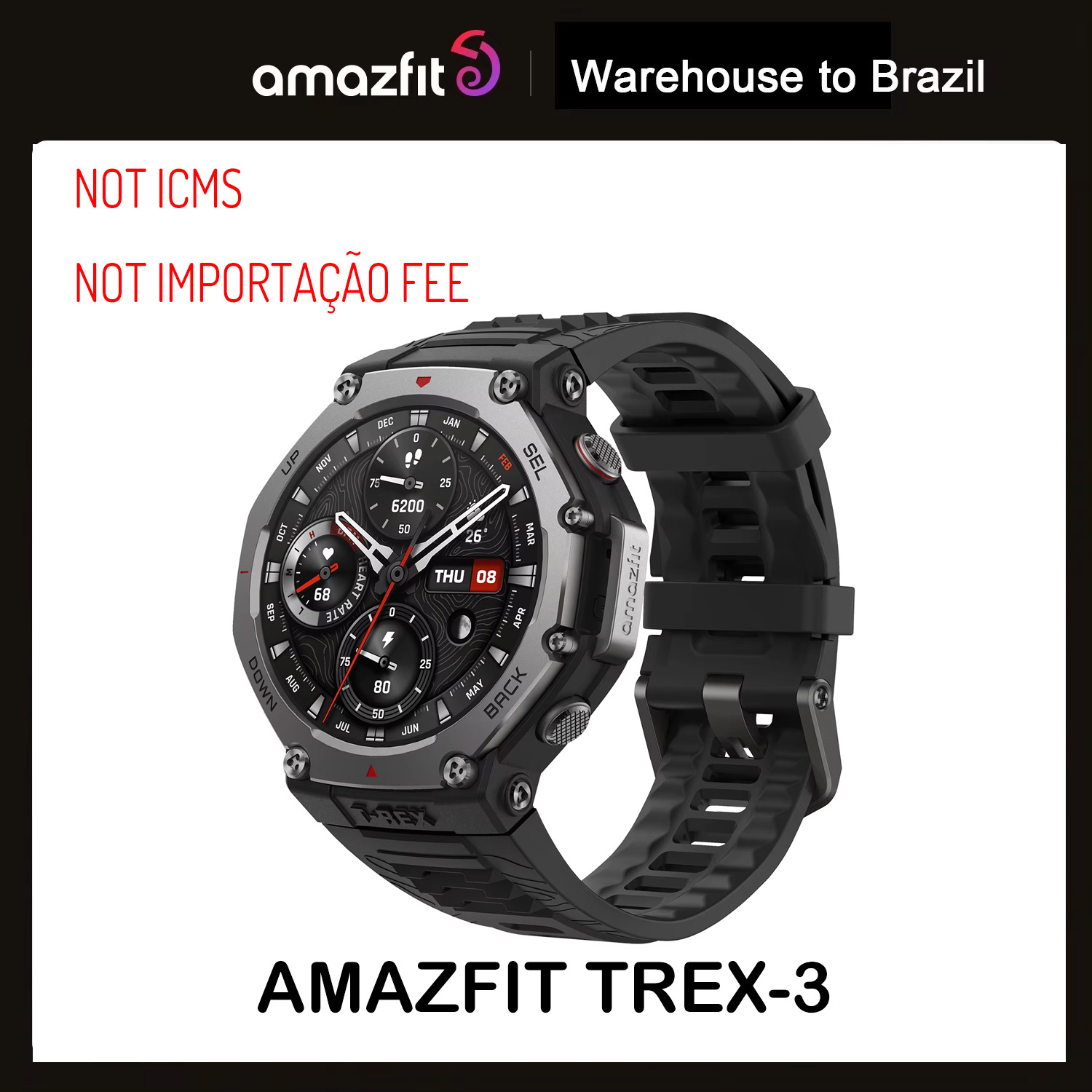 Smartwatch Amazfit t-rex 3 t rex 3
