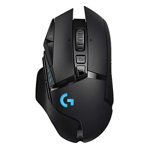 Mouse Gamer Sem Fio Logitech G502 LIGHTSPEED com Tecnologia RGB LIGHTSYNC, Ajustes de Peso, 11 Botóes Programáveis, Sensor HERO 25K