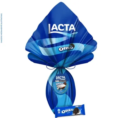 Ovo de Páscoa ao Leite Oreo Lacta 239g
