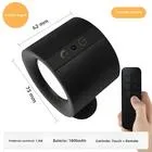 (Taxas Inclusas)Arandela de Parede LED 360° Rotativa com Controle de Toque - Dupla Cabeça - Sem Fio