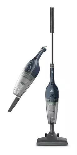 Aspirador pó vertical com fio portátil de mão 2 em 1 potente 1450W cabo 5m capacidade 1,6L filtro HEPA Electrolux STK14 Azul Denim 110v