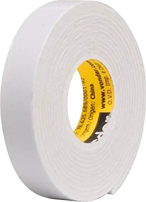 Fita Dupla Face, Espuma, 12 x 1.5 M, Vonder VDO2176