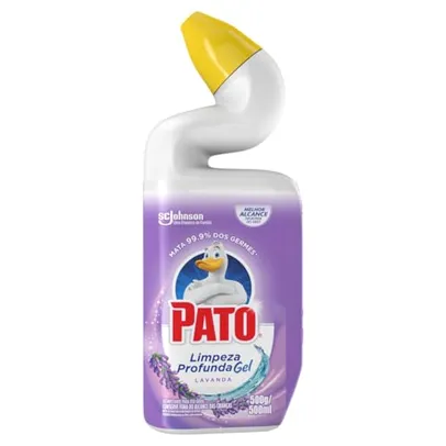 Pato Limpador Sanitário Gel, Lavanda, Limpeza Pesada, Banheiro e Vaso Sanitário, 500ml
