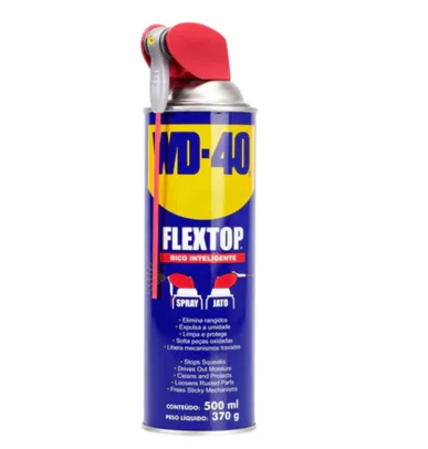 WD40 Spray Flextop - 500 Ml - Desengripante, Lubrificante