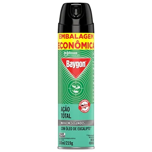 Baygon Inseticida Aerosol Ação Total Eucalipto 360ml