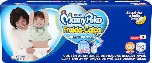 [Recorrência] MamyPoko Fralda-Calça Premium Seca Xxg 24 Unidades