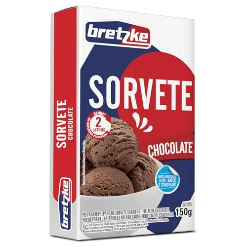 Bretzke Sorvete Pó Sabor Chocolate 150g