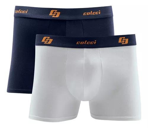 (Add 2kit) Kit 2 Cuecas Boxer Algodão Elastico Colcci