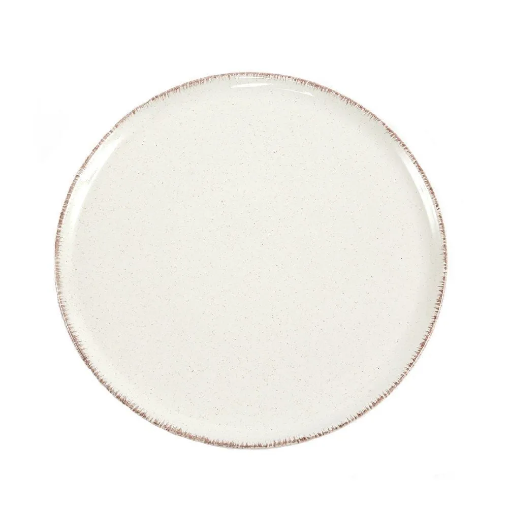 Prato Raso Naturalle Off White Havan Casa 27Cm - Cerâmica
