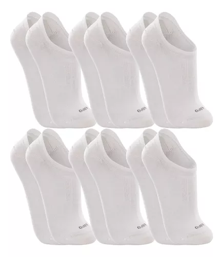 Kit 6 Pares Meias Sapatilha Cano Baixo Soquete Lupo