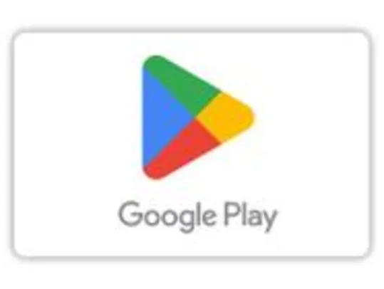 (Leve 2) Cartão Presente Digital Google Play R$100,00