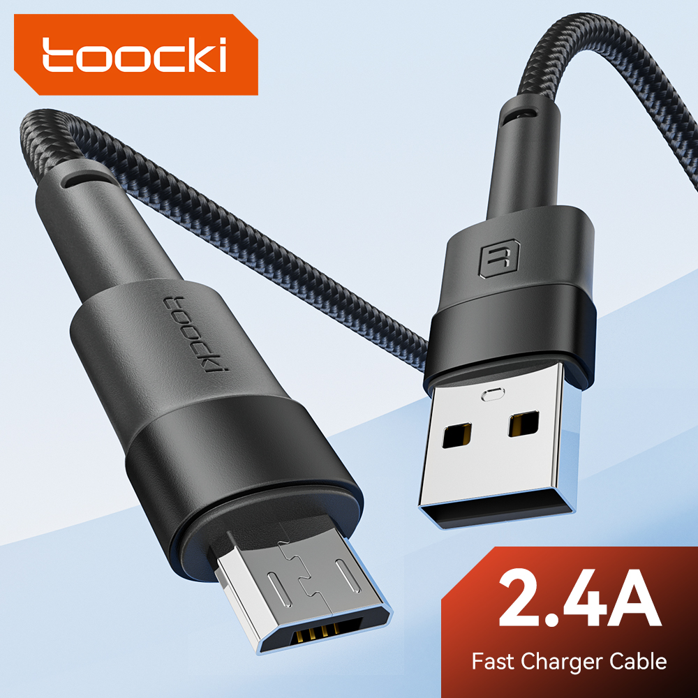 [Taxas Inclusas/R$0,84 Moedas App] Cabo MicroUSB Toocki 1m