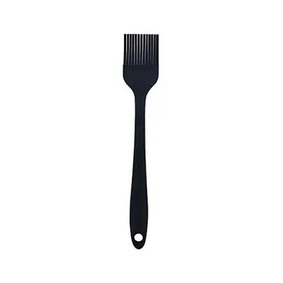 Mimo Style Pincel Alimentício Preto, Material de Silicone Resistente e Flexível, Ideal Para Untar, Suporta Temperaturas de Até 220ºC, Leve, Prático