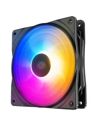 Cooler para Gabinete Deepcool RF120 FS LED Rainbow 120mm, DP-FLED3-RF120-FS