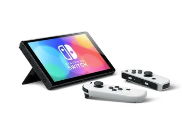 Console Nintendo Switch OLED 64GB Tela 7" com Joy-Con Branco