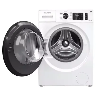 Lava e Seca Brastemp 10kg/6kg branca com Smart Sensor, Lavar com Vapor e Função Secagem - BNO10AB - 110V