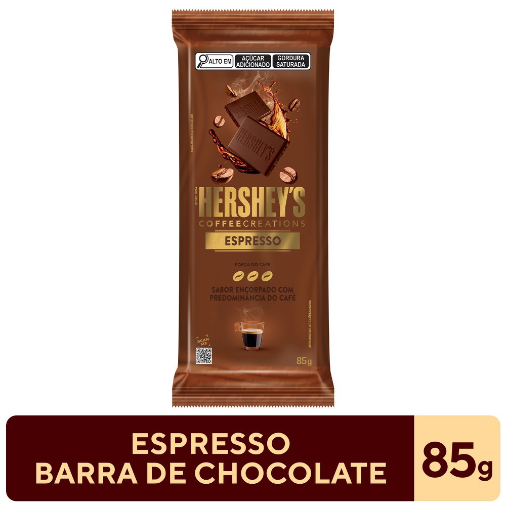 [R$4,50 Leve 4 Pague 2] Barra De chocolate Hersheys Espresso coffee 85g