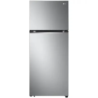 Geladeira LG Frost Free Inverter 395L Duplex Cor Inox Look (GN-B392PLM) - 110V