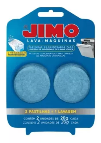 Kit 4 Limpa Máquinas De Lavar Louças Jimo Pastilhas 20g C/2