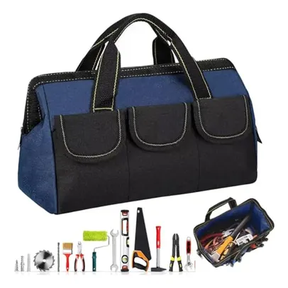 Bolsa de Ferramentas Profissional, 31cm, Equipado com base de borracha impermeável，com Compartimentos Múltiplosorganização e armazenamento