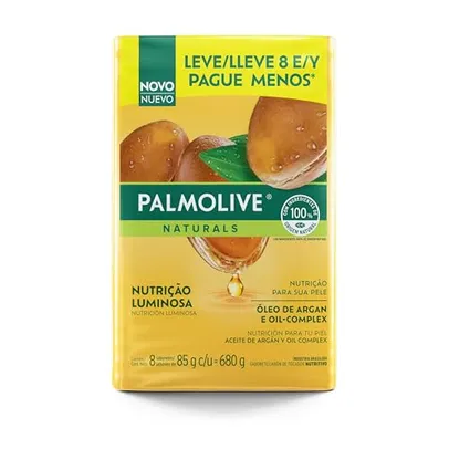 (REC) Palmolive Sabonete Em Barra Naturals Sensação Luminosa 85G Promo Leve 8 Pague 7