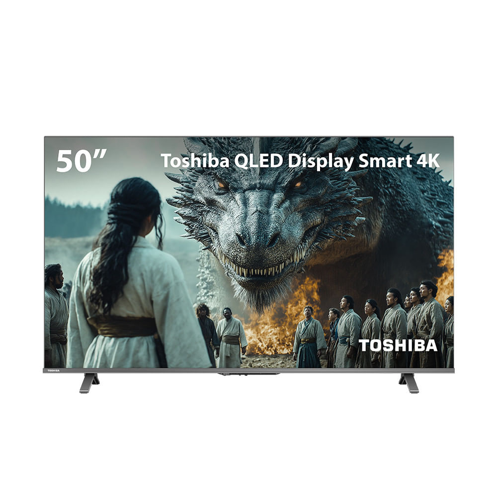 (Multicoin R$1399) Smart TV QLED 50 4K Toshiba Google TV 3HDMI 2USB Wi-Fi
