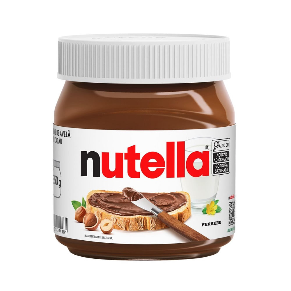 [REGIONAL] Creme Avelã Nutella Ferrero 350g