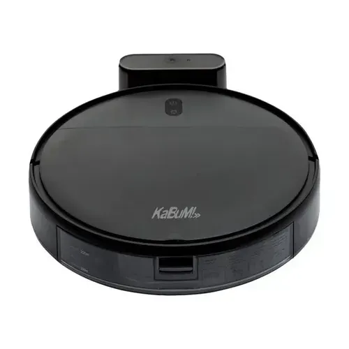 Robô Aspirador De Pó e Passa Pano KaBuM! Smart 100, Preto - KBSF007