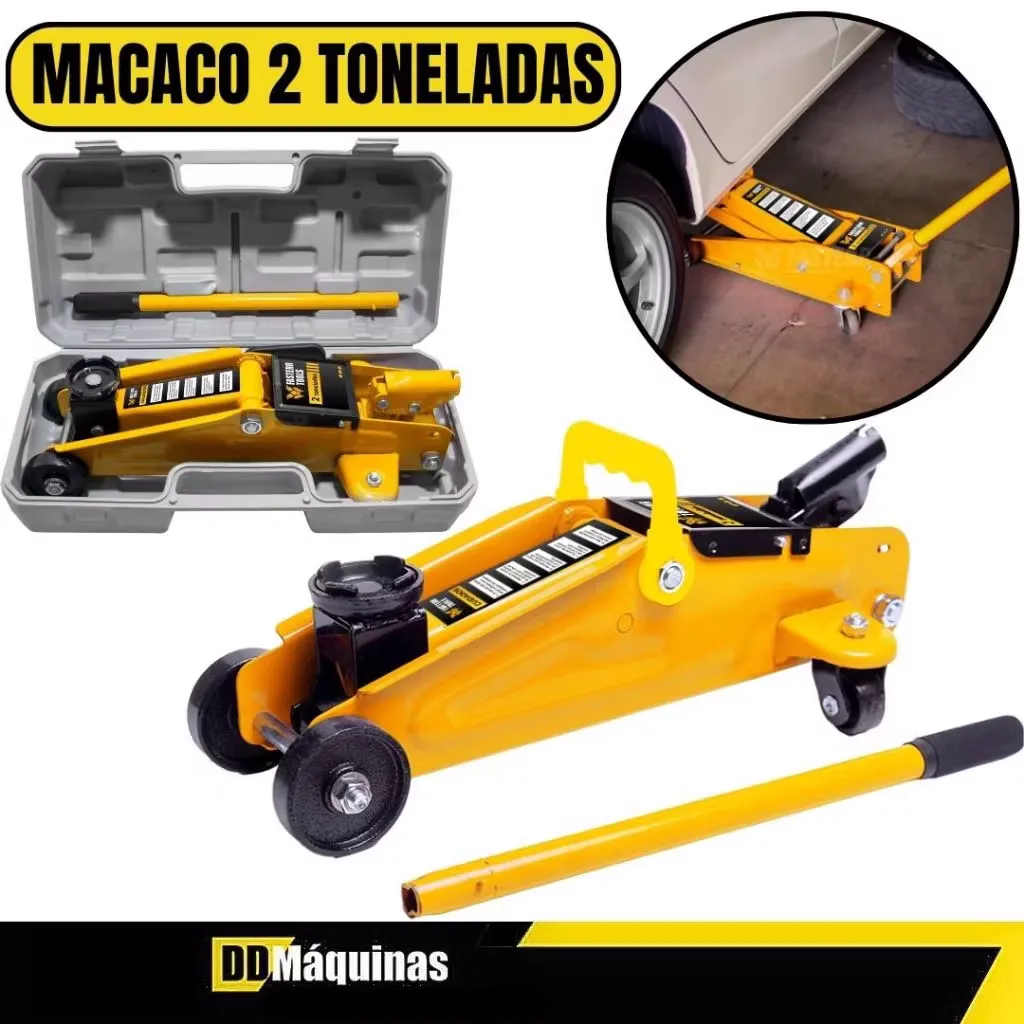 Macaco Hidráulico Capacidade 2 Toneladas